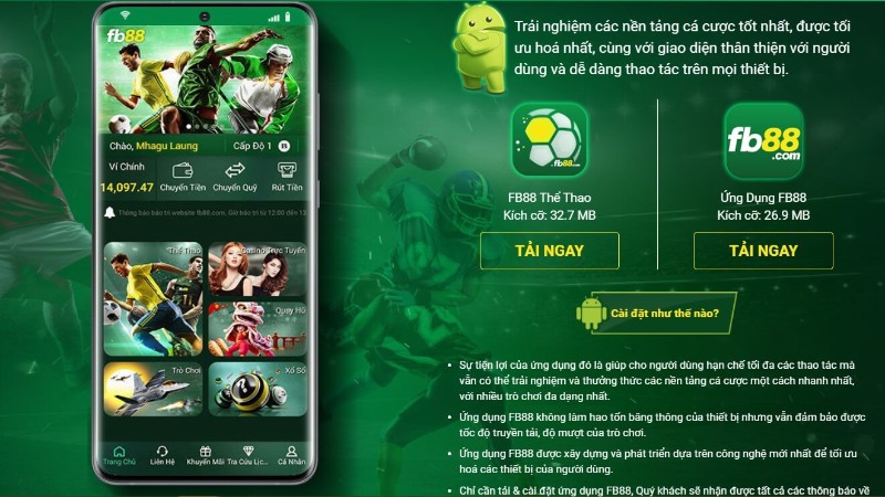 Tải app FB88: Hướng dẫn từ A - Z dành cho mọi người 3 Tải app FB88 cho Android